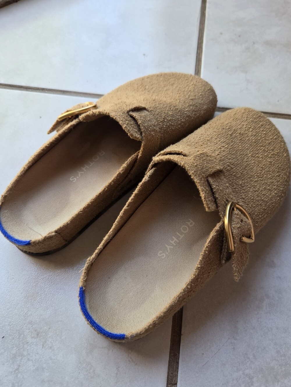 Rothy's The Buckle Clog Wren Boucle Size 9 - Picture 4 of 14